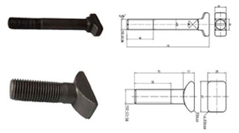 Clamp bolt and inserted bolt for Russia