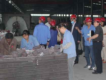 Korean Customer Visit Rail Fastening Factory and Office