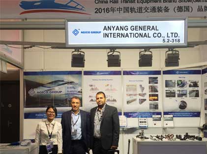 agico rail fasteners at inno trans