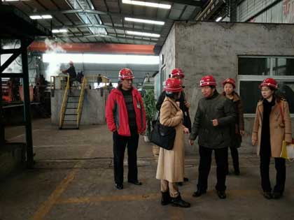 indonesia clients in agico rail fasteners factory