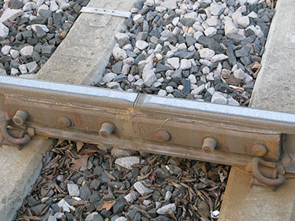 rail joint in railway