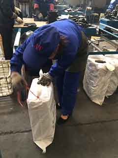 rail pad packaging