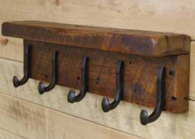 railway spikes as wall hook